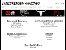 Tablet Screenshot of christensenranches.net